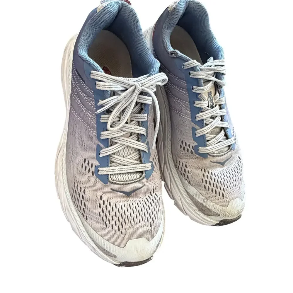 Hoka One One W Clifton 6 Plein Air/Moonlight Blue sz 7 running walking PAMB